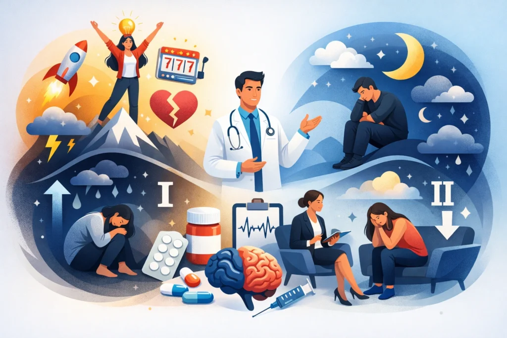 Bipolar I ve Bipolar II Arasındaki Farklar Nelerdir_ Belirtiler, Ataklar ve Tedavi Yaklaşımları Dr Doğan Işık Psikiyatri Blog