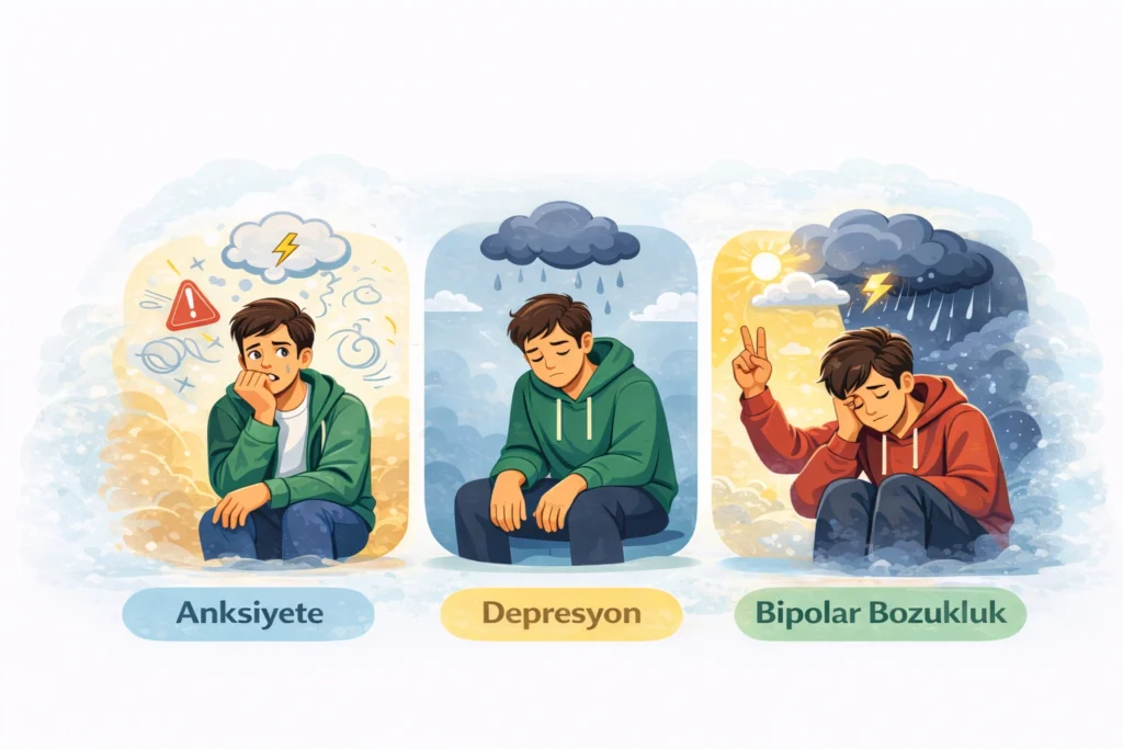 Anksiyete, Depresyon ve Bipolar Bozukluk Arasındaki Farklar Nelerdir Dr Doğan Işık Psikiyatri Blog